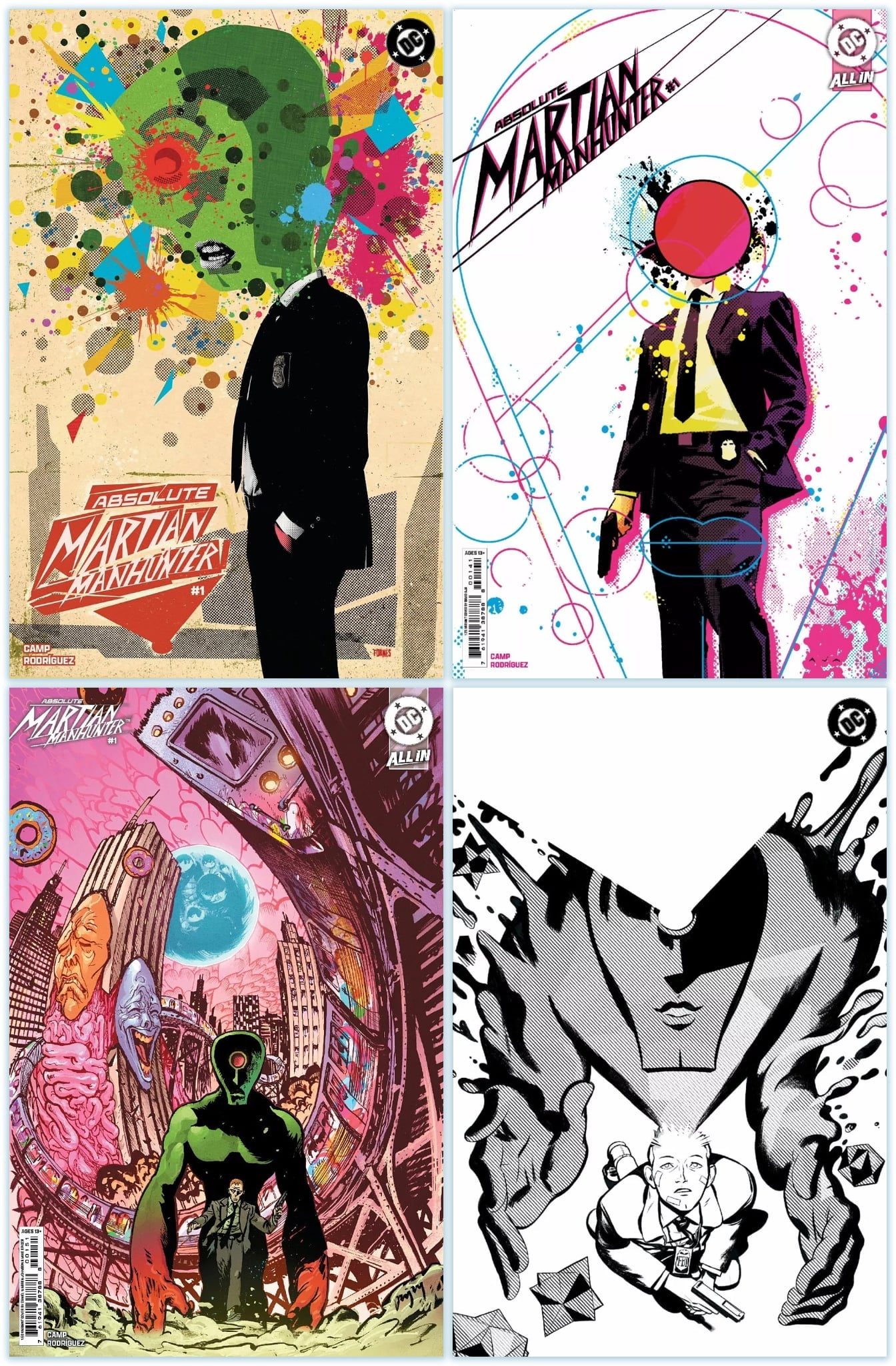 ABSOLUTE MARTIAN MANHUNTER #1 JORGE FORNES VARIANT LIMITED TO 800 COPIES + 1:25, 1:50 & 1:100 VARIANTS