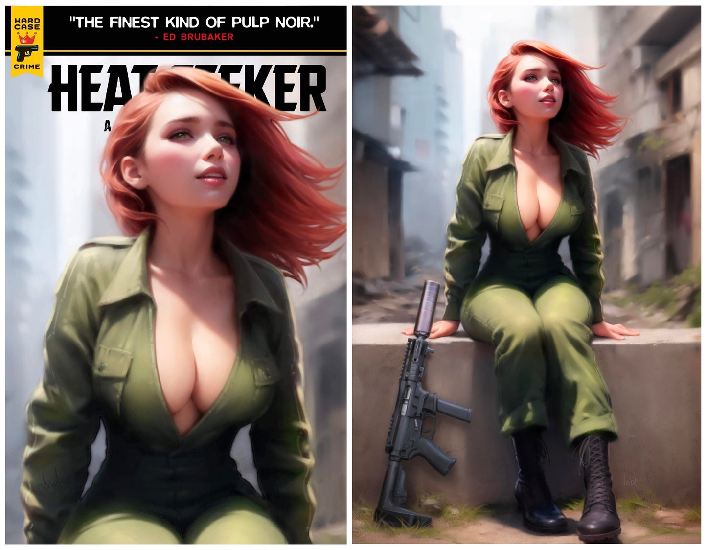 HEAT SEEKER GUN HONEY SERIES #1 WILL JACK TRADE/VIRGIN VARIANT SET LIMITED TO 750 SETS