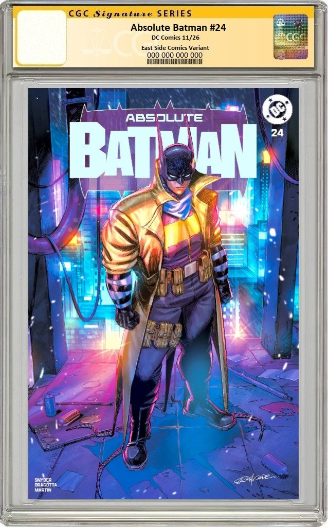ABSOLUTE BATMAN #24 REDCODE VARIANT LIMITED TO 800 COPIES CGC SS PREORDER