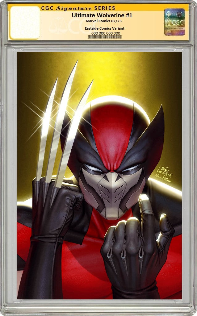 ULTIMATE WOLVERINE #1 INHYUK LEE GOLD VIRGIN VARIANT LIMITED TO 1000 COPIES WITH NUMBERED COA CGC REMARK PREORDER