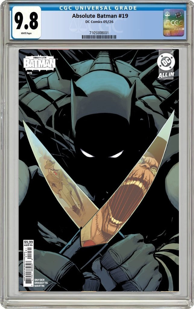 ABSOLUTE BATMAN #19 NICK DRAGOTTA VARIANT CGC 9.8 PREORDER