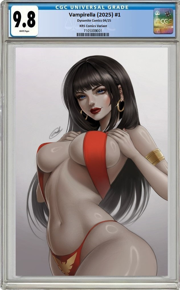 VAMPIRELLA (2025) #1 MIKI OKAZAKI VIRGIN VARIANT LIMITED TO 500 COPIES CGC 9.8 PREORDER