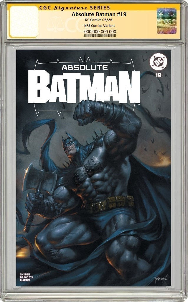 ABSOLUTE BATMAN #19 LUCIO PARRILLO VARIANT LIMITED TO 800 COPIES CGC SS PREORDER