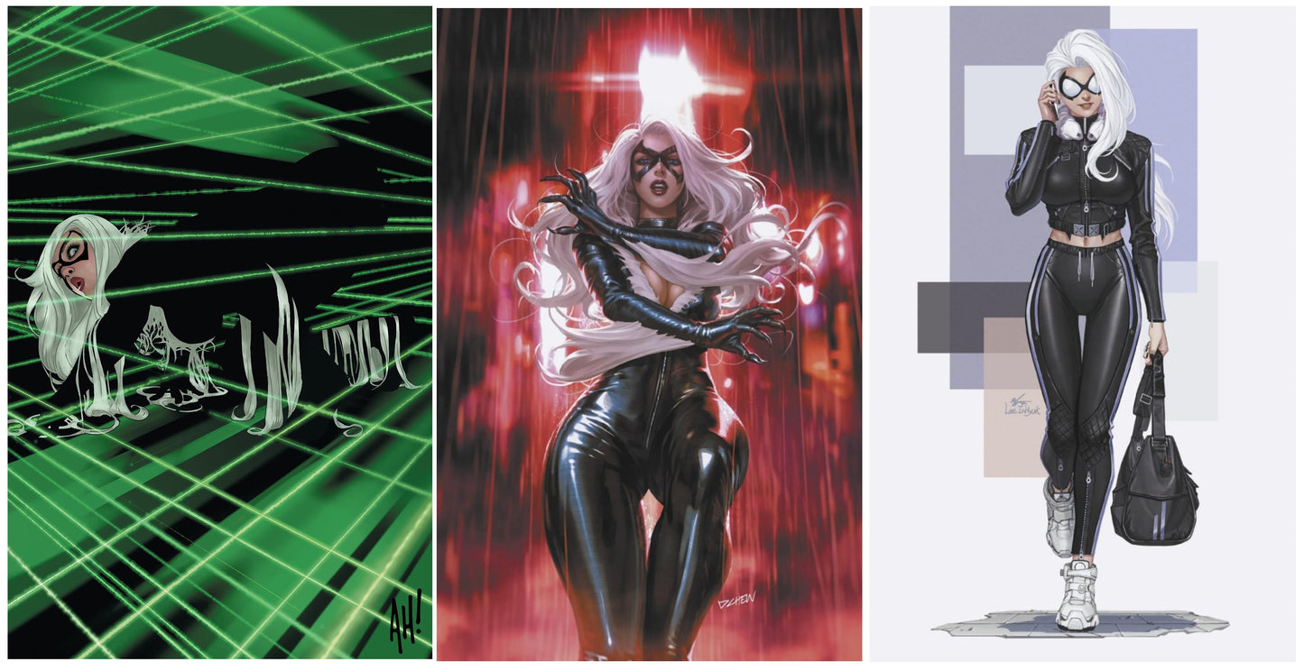 BLACK CAT #4 ADAM HUGHES VIRGIN MEGACON 2025 VARIANT LIMITED TO 600 COPIES+ 1:50 & 1:50 VARIANTS - SAD LEMON COMICS