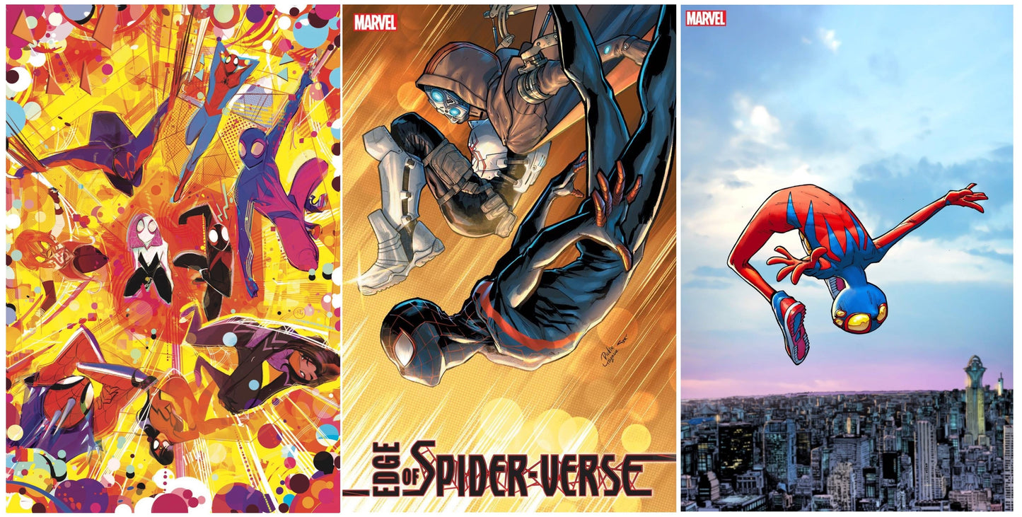 EDGE OF SPIDER-VERSE #3 NICOLETTA BALDARI VIRGIN VARIANT LIMITED TO 1500 COPIES + 1:25 & 1:100 VARIANT