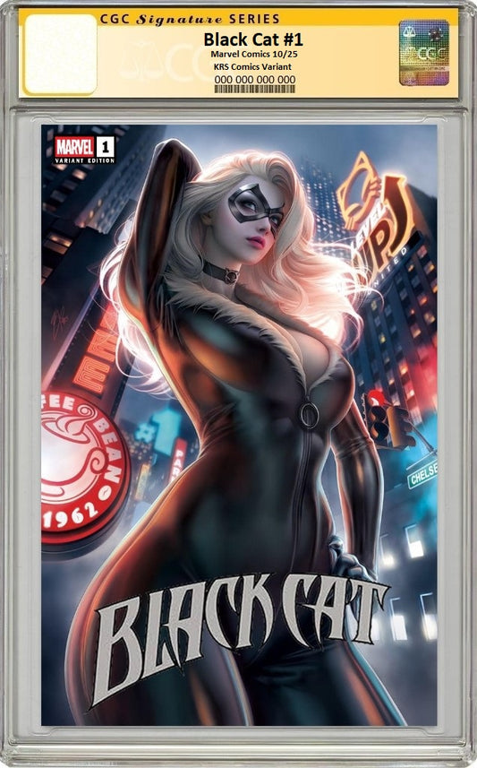 BLACK CAT #1 WARREN LOUW VARIANT LIMITED TO 1000 COPIES CGC SS PREORDER