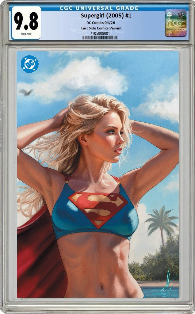 SUPERGIRL (2005) #1 CARLA COHEN ZOOMED IN VIRGIN VARIANT LIMITED TO 1000 COPIES CGC 9.8 PREORDER
