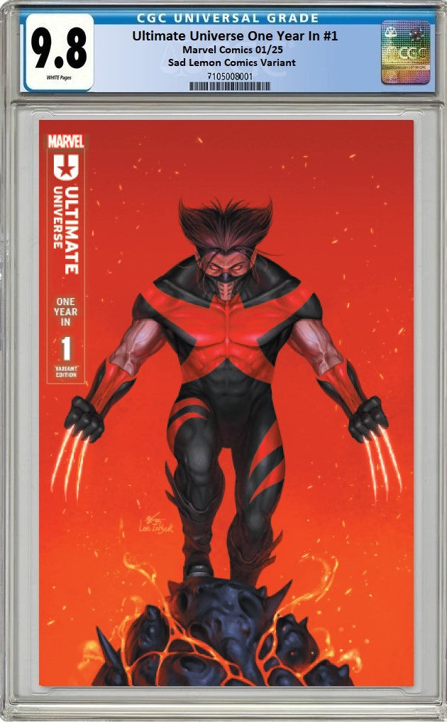 ULTIMATE UNIVERSE ONE YEAR IN #1 INHYUK LEE VARIANT LIMITED TO 1000 COPIES WITH NUMBERED COA CGC 9.8 PREORDER