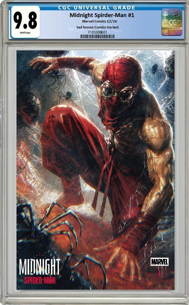 MIDNIGHT SPIDER-MAN #1 MARCO MASTRAZZO TRADE DRESS VARIANT LIMITED TO 800 COPIES CGC 9.8 PREORDER