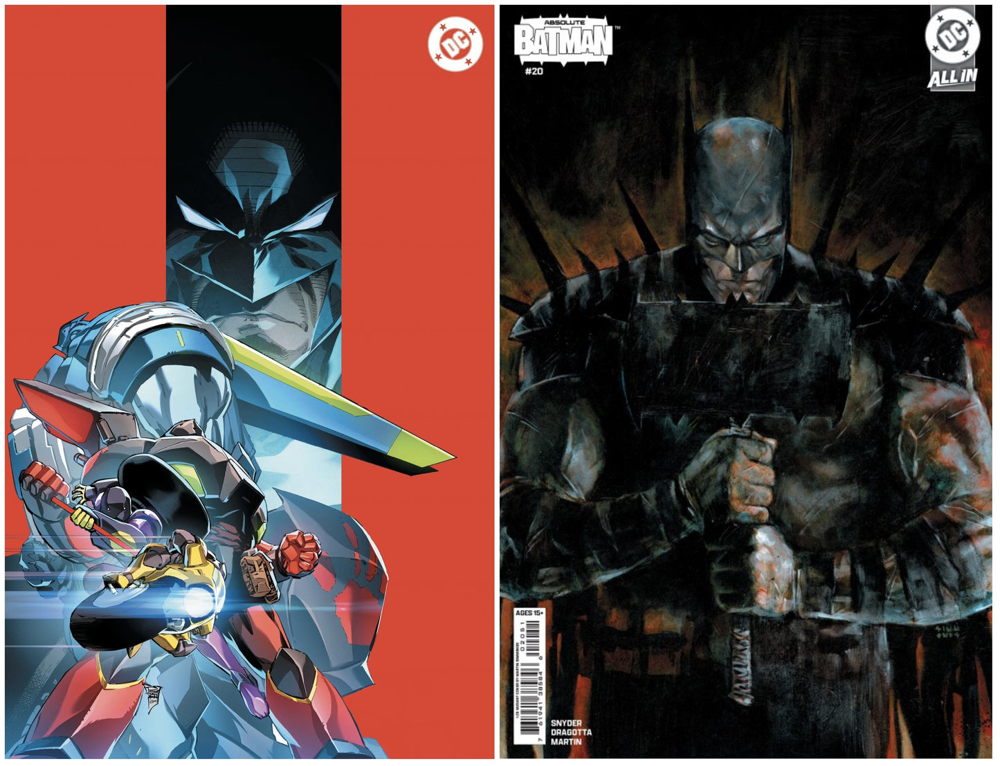 ABSOLUTE BATMAN #20 PHILIP TAN 'ROBINS' VIRGIN VARIANT LIMITED TO 800 COPIES + 1:25 VARIANT