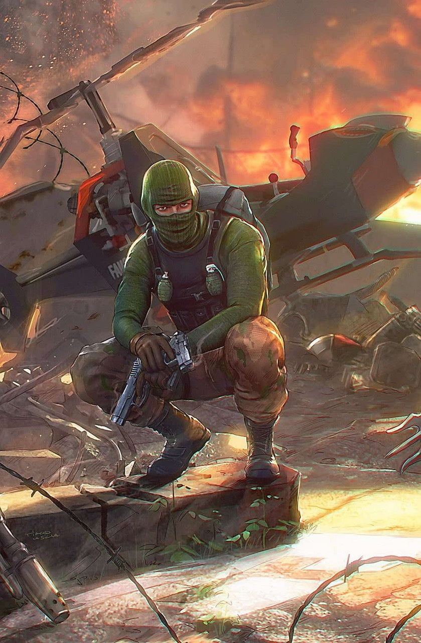 GI JOE REAL AMERICAN HERO SILENT MISSIONS TIAGO DA SILVA 5 COVER CONNECTING SET LIMITED TO 300 SETS