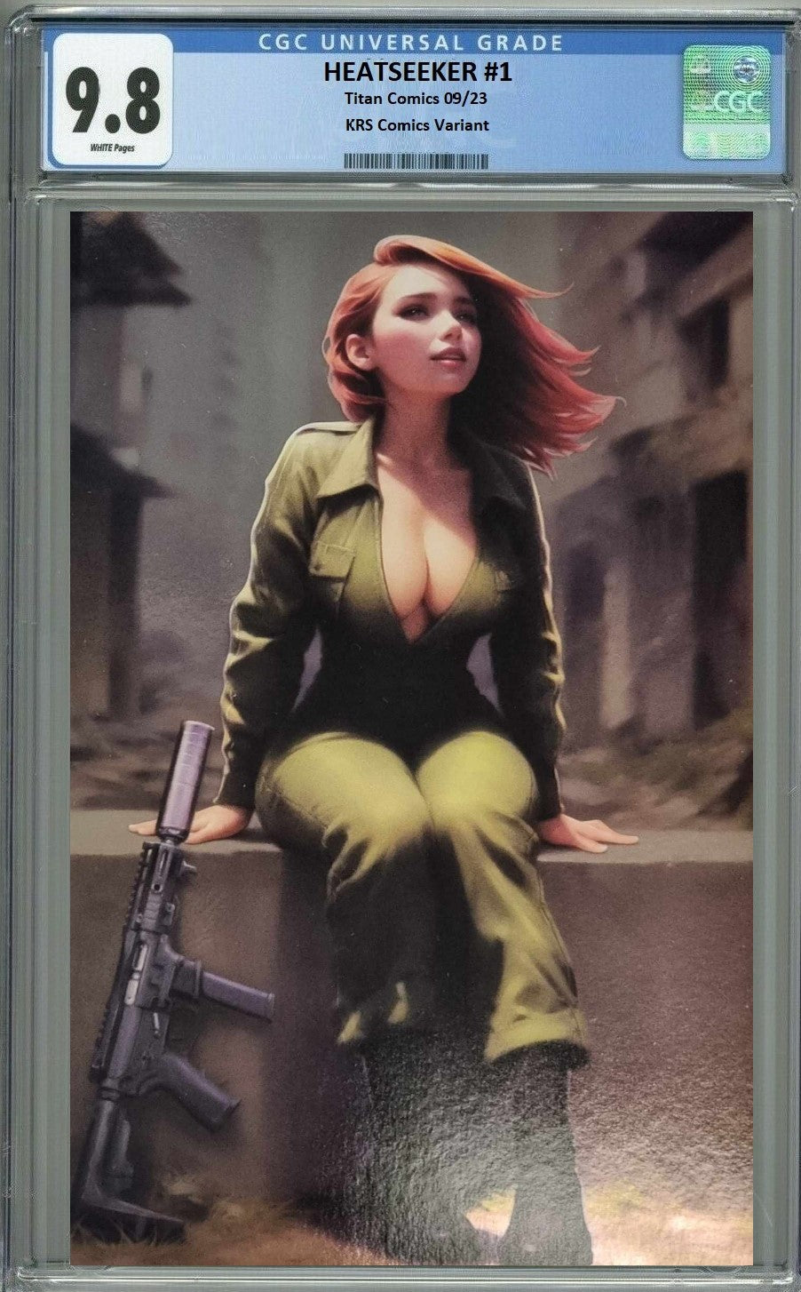 HEAT SEEKER GUN HONEY SERIES #1 WILL JACK VIRGIN FOIL VARIANT LIMITED TO 500 COPIES CGC 9.8 PREORDER