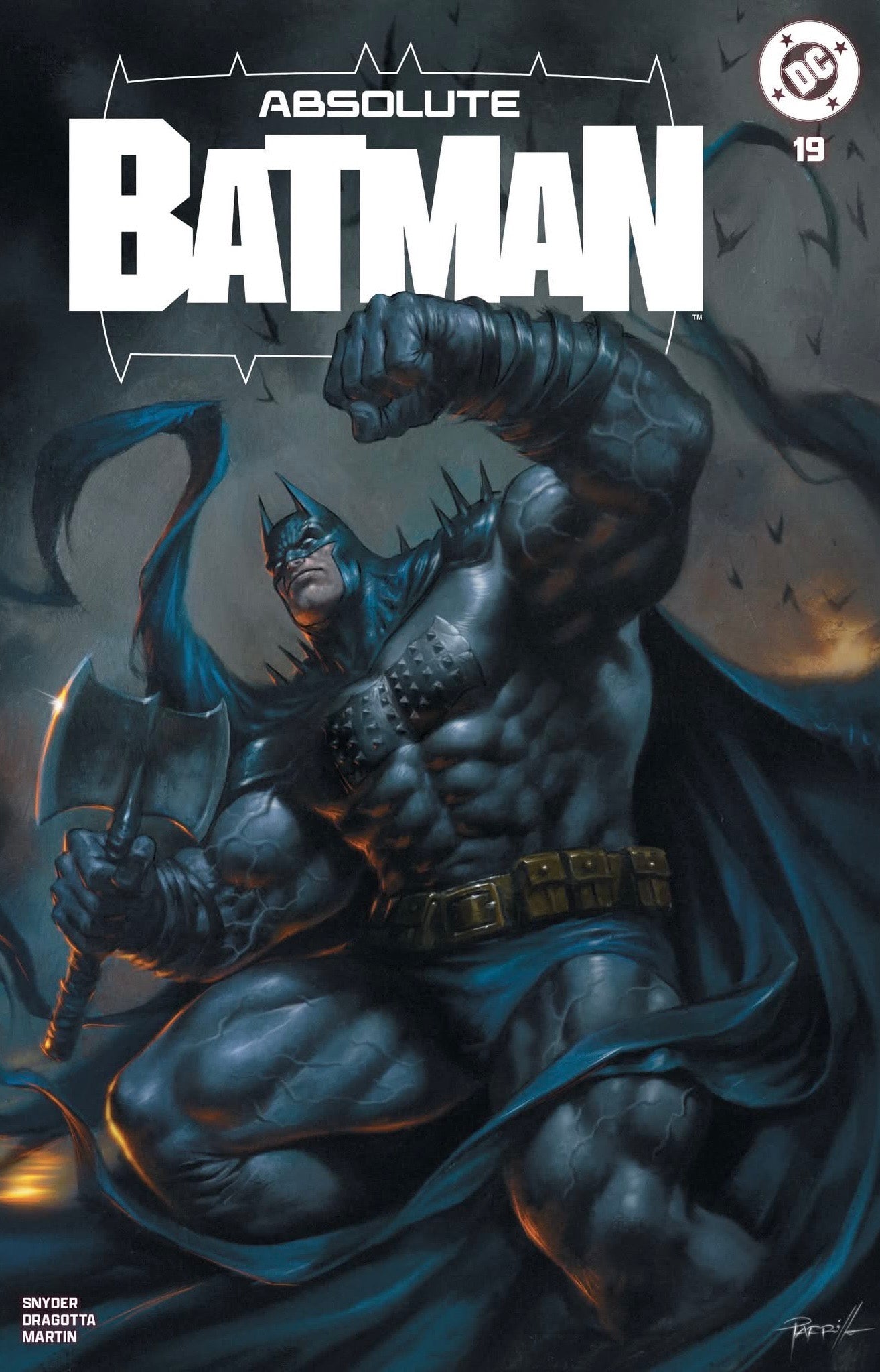 ABSOLUTE BATMAN #19 LUCIO PARRILLO VARIANT LIMITED TO 800 COPIES