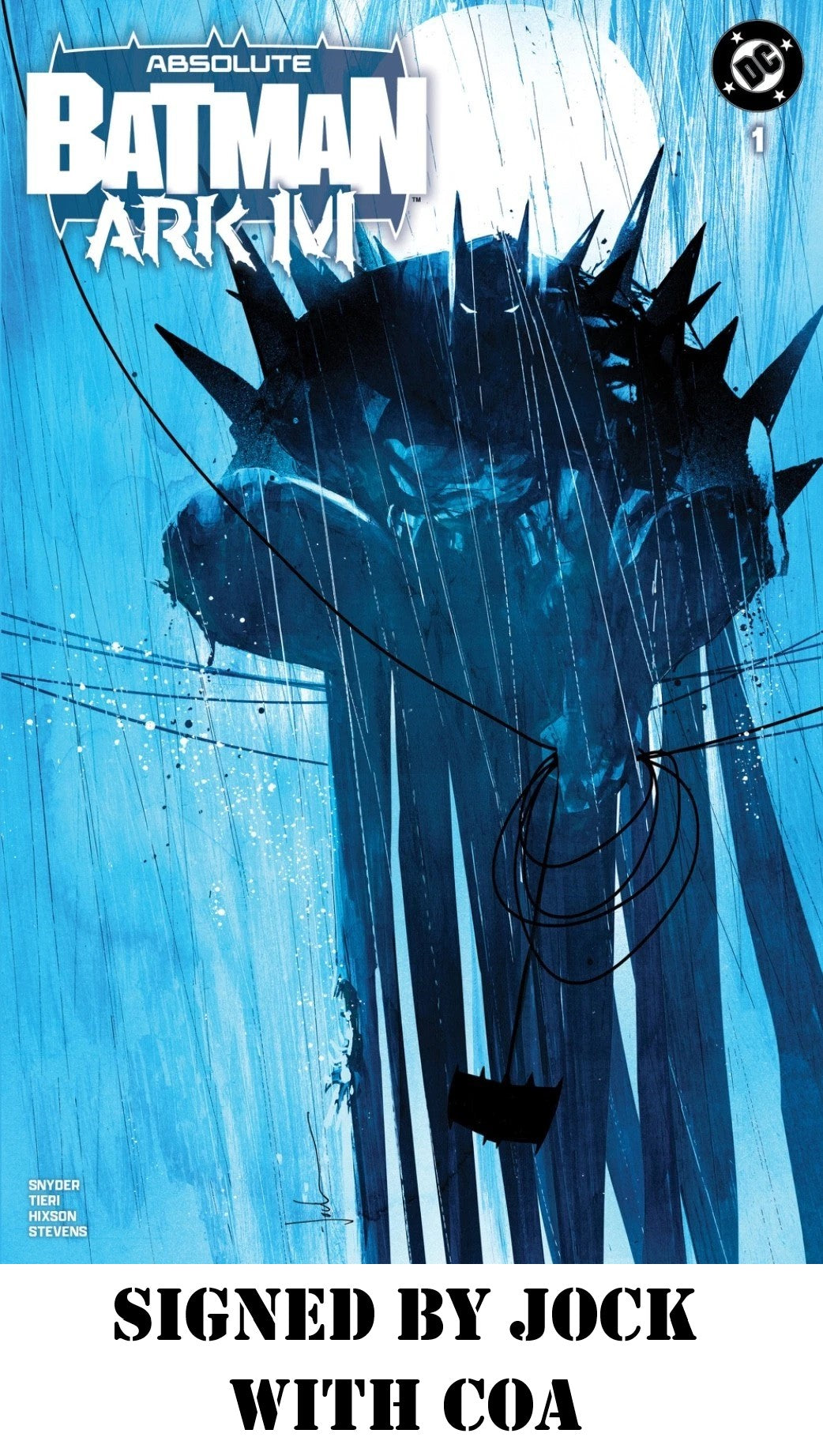 ABSOLUTE BATMAN ARK-M SPECIAL #1 JOCK MEGACON VARIANT SIGNED BY JOCK WITH COA