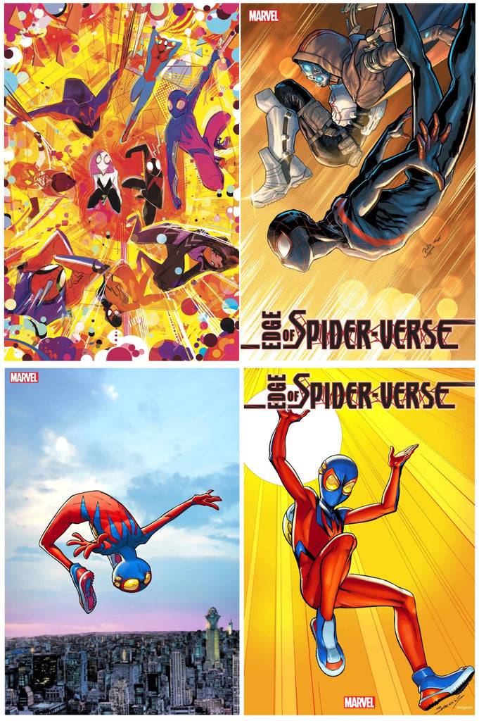 EDGE OF SPIDER-VERSE #3 NICOLETTA BALDARI VIRGIN VARIANT LIMITED TO 1500 COPIES + 1:25, 1:100 & 1:200 VARIANT