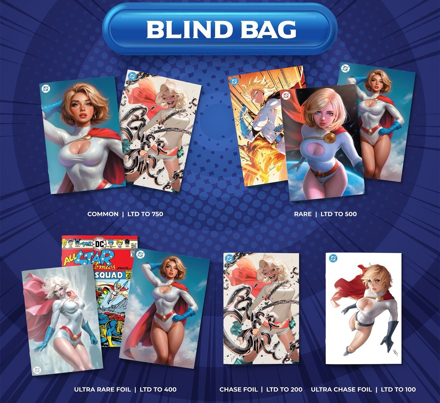 ALL STAR COMICS #58 BLIND BAGS- LIMITED TO 1500 BAGS