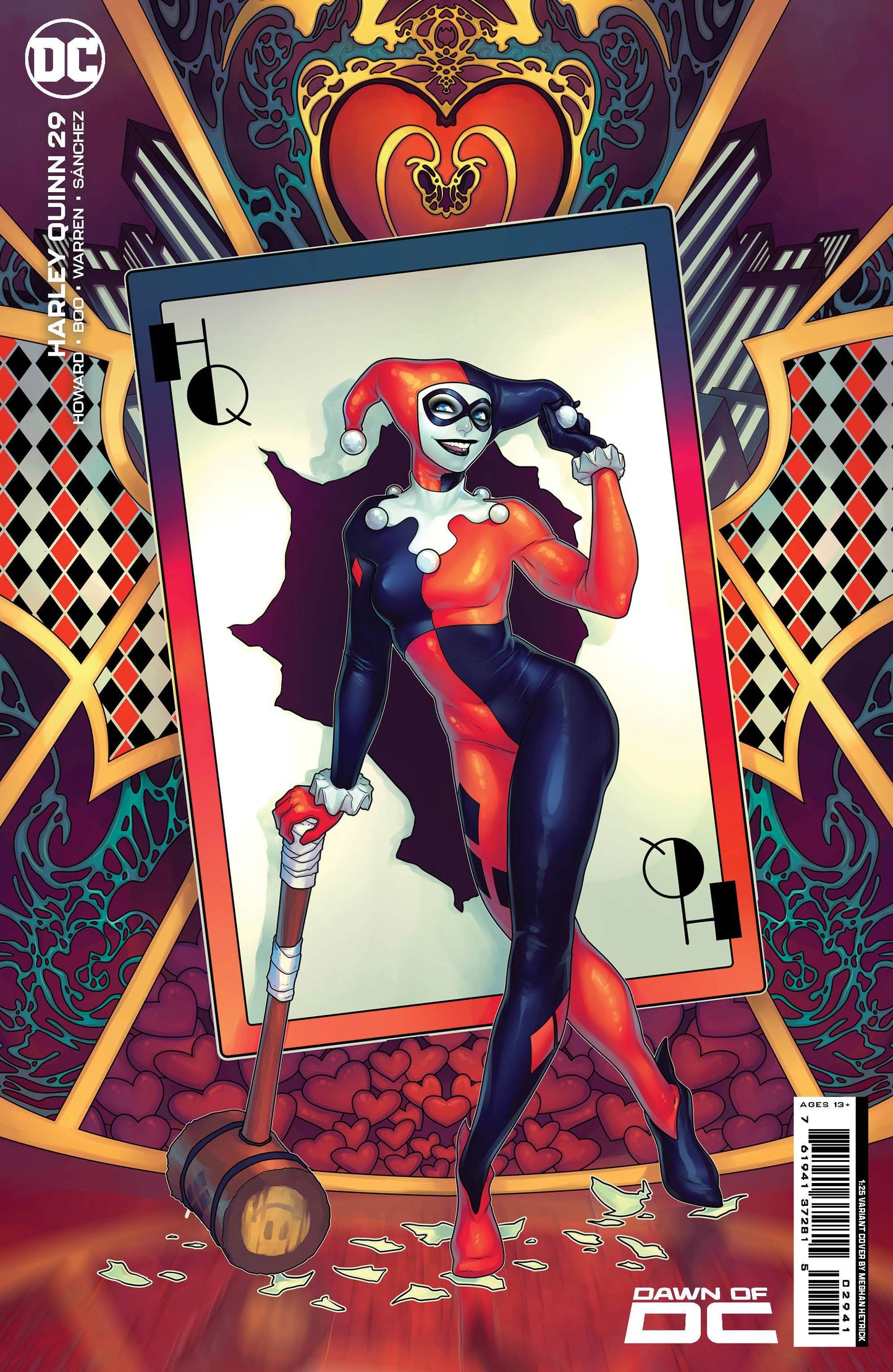 HARLEY QUINN #29 1:25 HETRICK VARIANT
