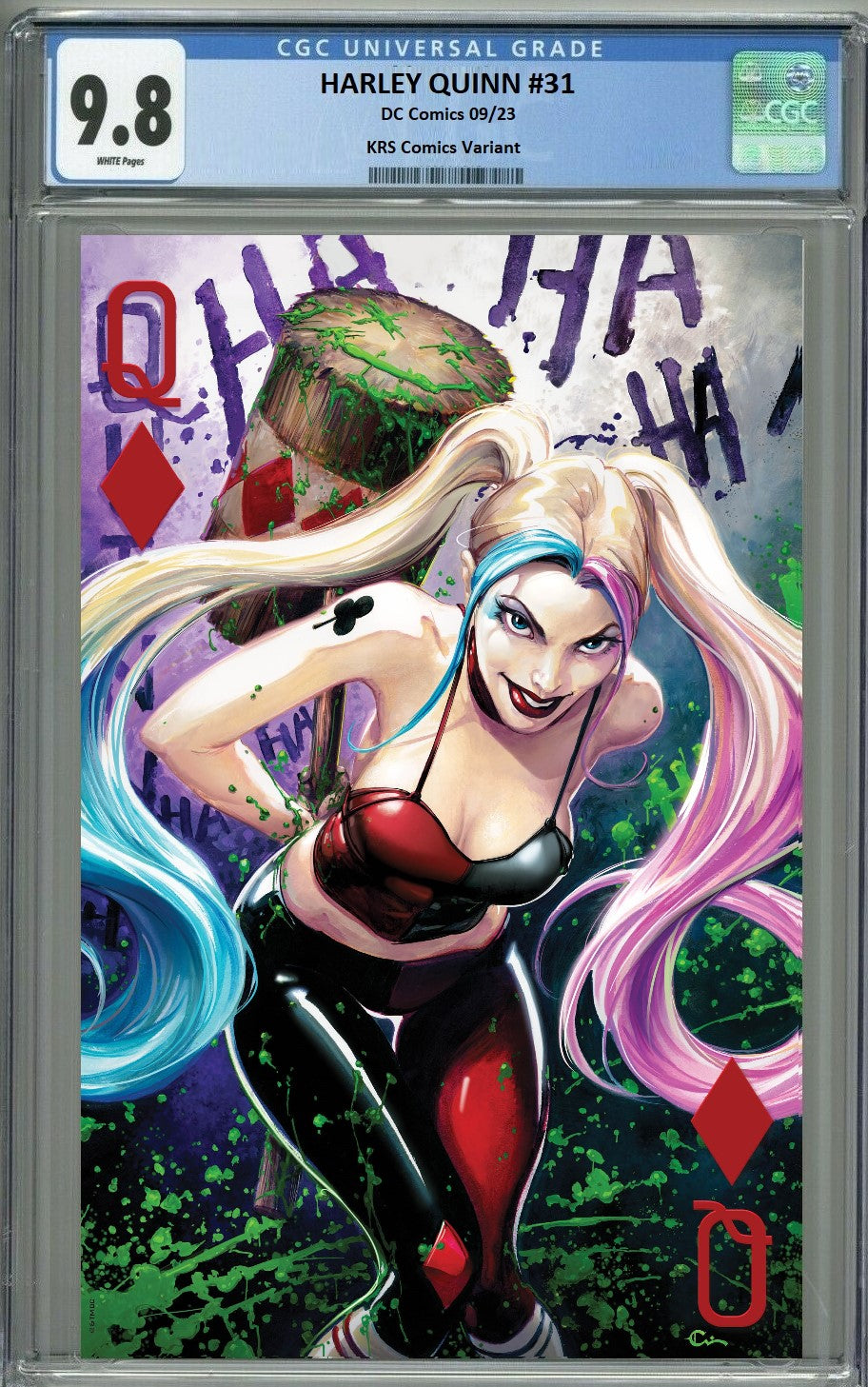 HARLEY QUINN #31 CLAYTON CRAIN VIRGIN VARIANT LIMITED TO 1500 CGC 9.8 PREORDER