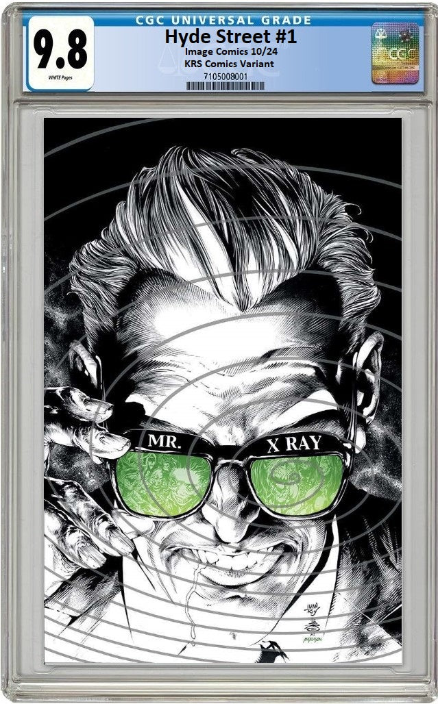 HYDE STREET #1 IVAN REIS SKETCH VIRGIN VARIANT LIMITED TO 300 CGC 9.8 PREORDER