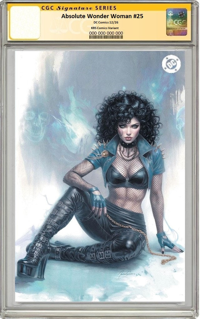 ABSOLUTE WONDER WOMAN #25 NATALI SANDERS VIRGIN VARIANT LIMITED TO 800 COPIES CGC SS PREORDER