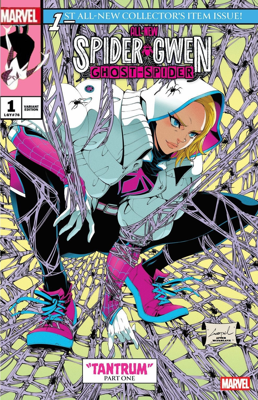 ALL-NEW SPIDER-GWEN: THE GHOST-SPIDER #1 GODTAIL HOMAGE VARIANT LIMITED TO 1000 COPIES