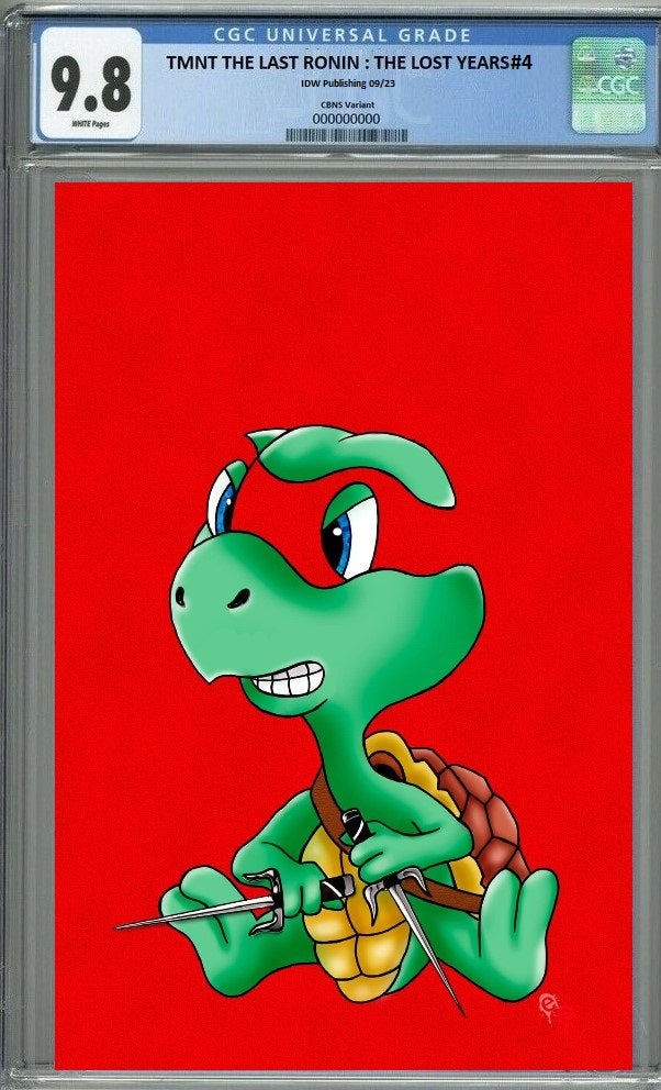 TMNT LAST RONIN LOST YEARS #4 ERIC HEARD NEGATIVE BABY VIRGIN VARIANT LIMITED TO 777 COPIES WITH NUMBERED COA CGC 9.8 PREORDER