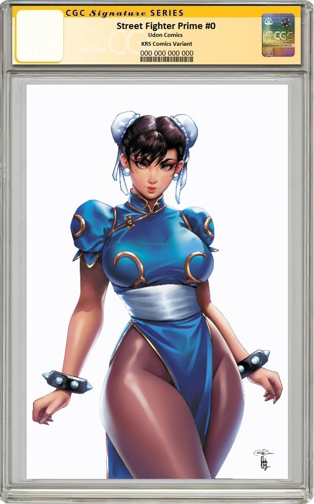 STREET FIGHTER PRIME #0 TROPHY CHUN-LI VIRGIN VARIANT LIMITED TO 400 COPIES CGC SS PREORDER