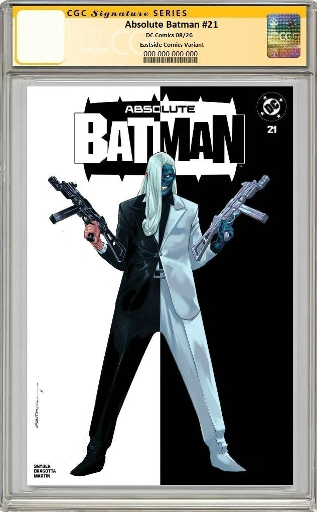ABSOLUTE BATMAN #21 RAFA SANDOVAL TRADE DRESS VARIANT LIMITED TO 2000 COPIES CGC SS PREORDER