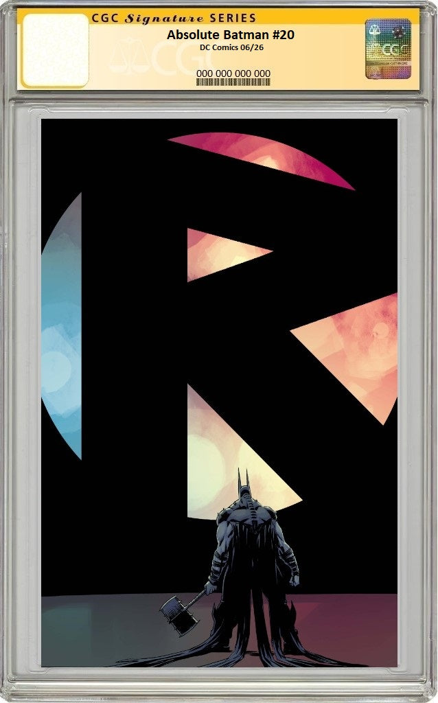 ABSOLUTE BATMAN #20 CVR A NICK DRAGOTTA CGC SS SIGNED BY SCOTT SNYDER