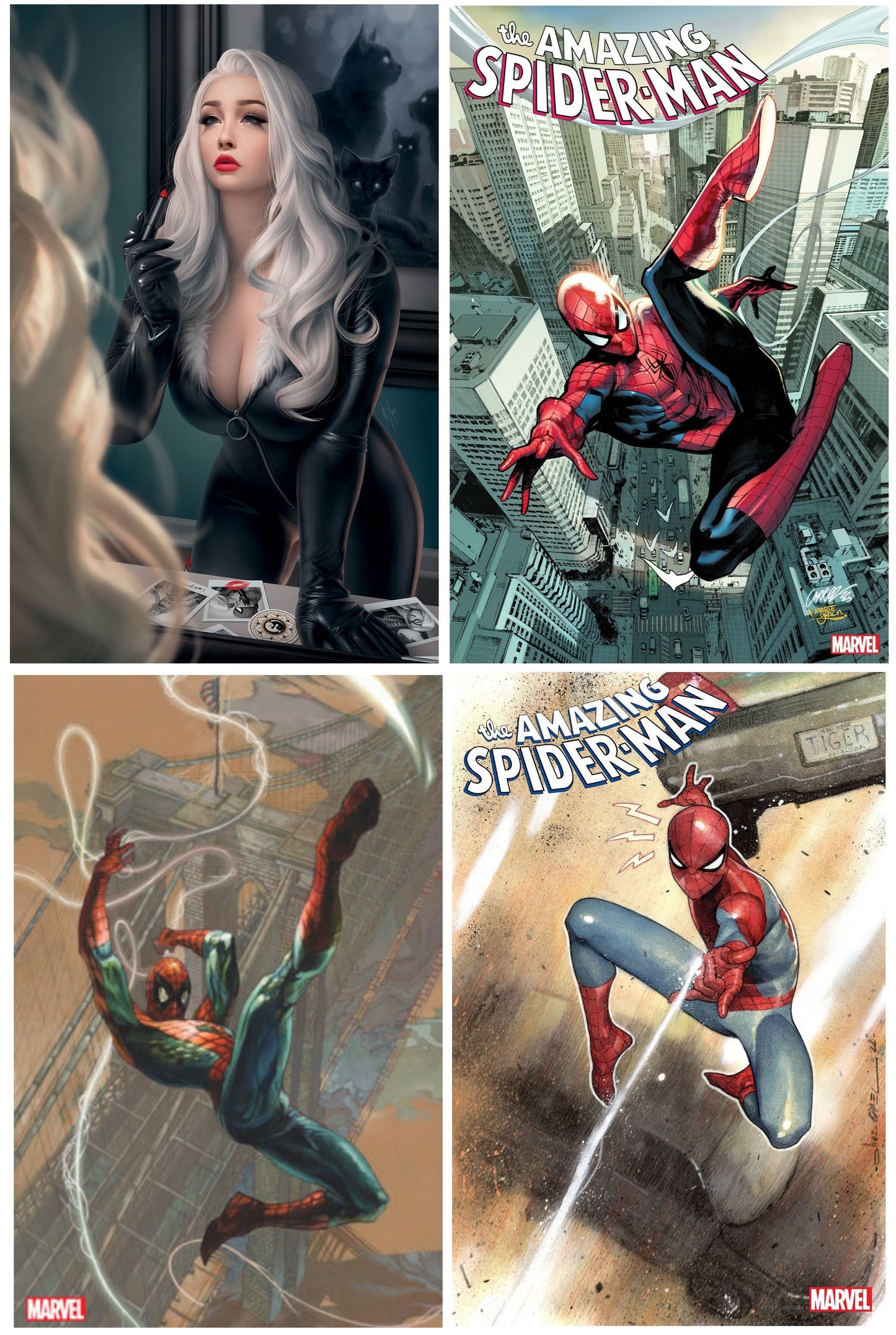 AMAZING SPIDER-MAN #26 WARREN LOUW UNMASKED VIRGIN VARIANT LIMITED TO 1000 COPIES + 1:25, 1:100 & 1:200 VARIANTS