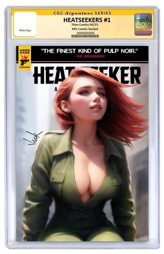 HEAT SEEKER GUN HONEY SERIES #1 WILL JACK TRADE DRESS VARIANT LIMITED TO 1500 COPIES CGC SS PREORDER