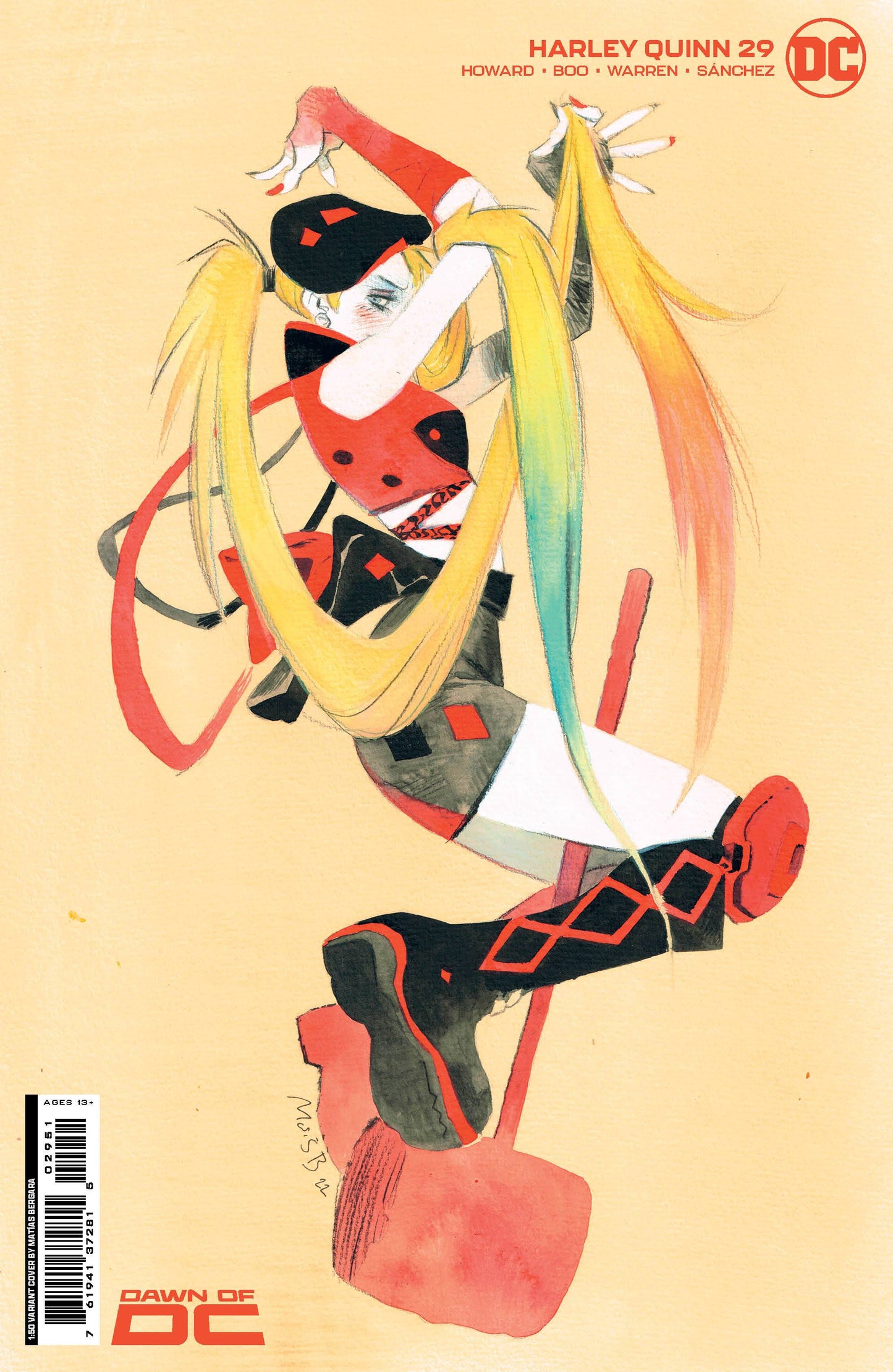 HARLEY QUINN #29 1:50 BERGARA VARIANT