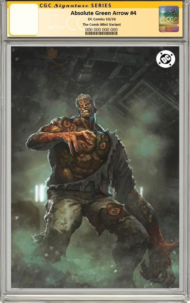 ABSOLUTE GREEN ARROW #4 SKAN SRISUWAN VIRGIN VARIANT LIMITED TO 500 COPIES CGC SS PREORDER