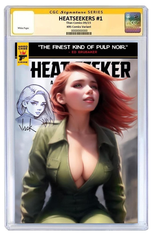 HEAT SEEKER GUN HONEY SERIES #1 WILL JACK TRADE DRESS VARIANT LIMITED TO 1500 COPIES CGC REMARK PREORDER