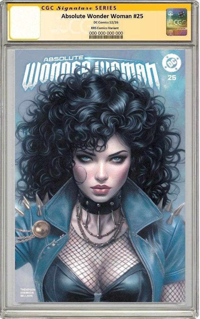 ABSOLUTE WONDER WOMAN #25 NATALI SANDERS TRADE DRESS VARIANT LIMITED TO 1000 COPIES CGC SS PREORDER
