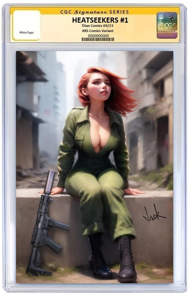 HEAT SEEKER GUN HONEY SERIES #1 WILL JACK VIRGIN VARIANT LIMITED TO 750 COPIES CGC SS PREORDER