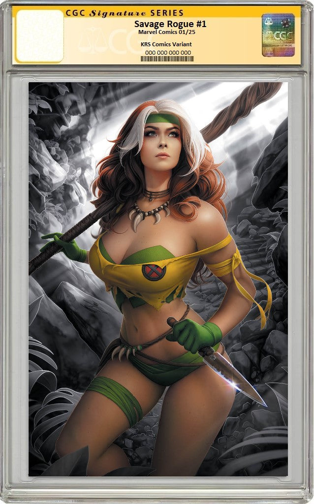 ROGUE THE SAVAGE LAND #1 WARREN LOUW VIRGIN VARIANT LIMITED TO 1000 COPIES CGC SS PREORDER