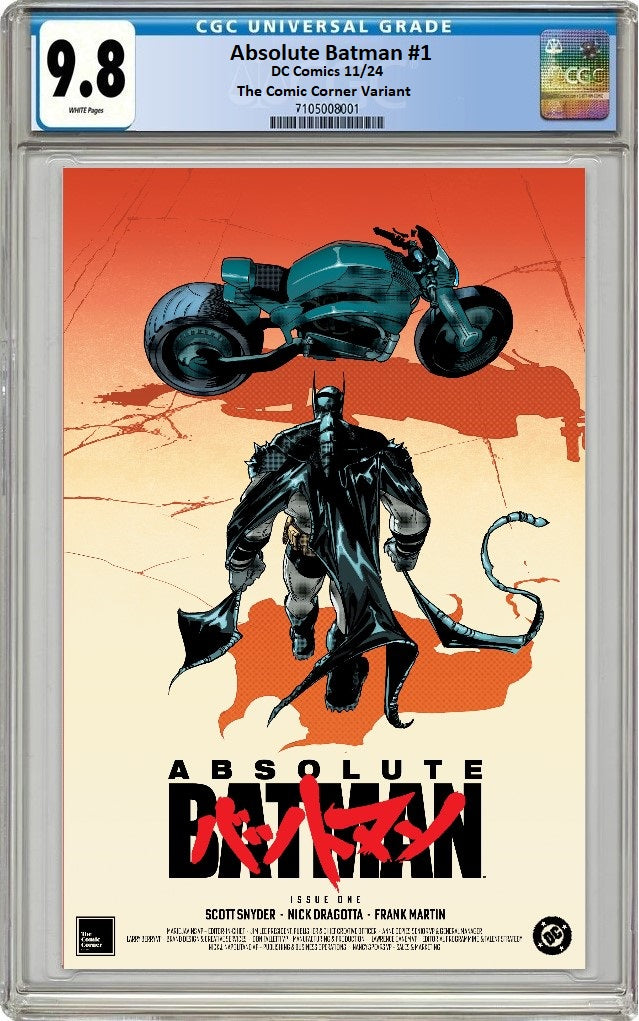 ABSOLUTE BATMAN #1 NYCC 2024 JAVI FERNANDEZ AKIRA HOMAGE VARIANT LIMITED TO 1000 COPIES – RAW & CGC OPTIONS