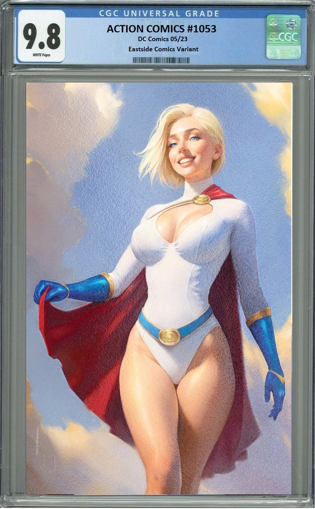 ACTION COMICS #1053 WILL JACK FOIL MEGACON VIRGIN VARIANT B LIMITED TO 1000 COPIES CGC 9.8