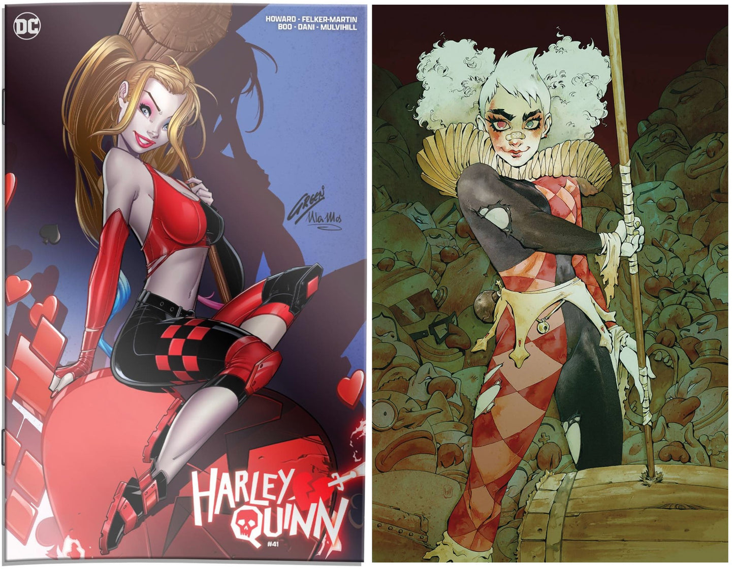 HARLEY QUINN #41 PAUL GREEN FOIL VARIANT LIMITED TO 500 COPIES WITH NUMBERED COA + 1:25 VARIANT