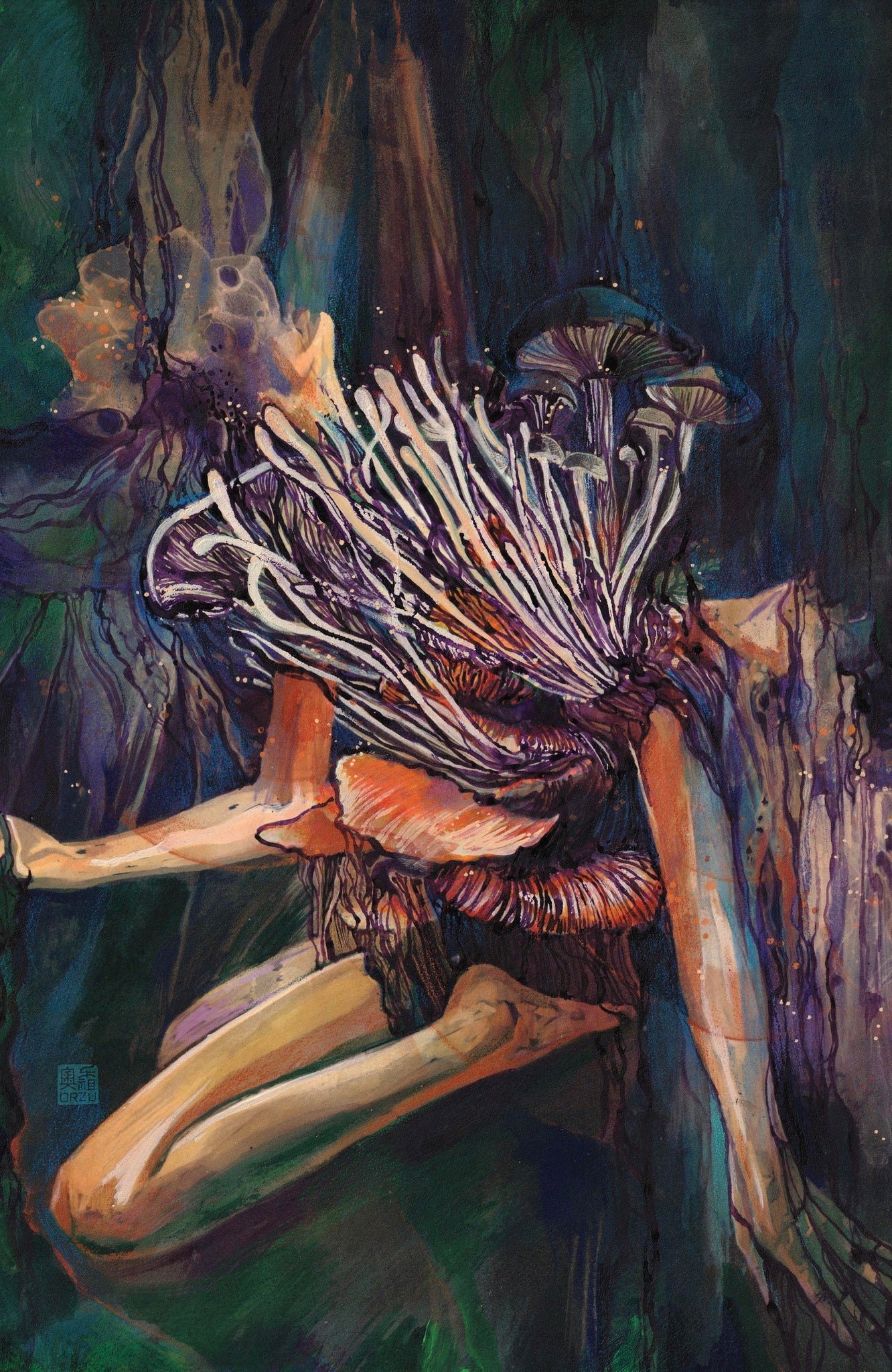 HELLO DARKNESS #1 ZU ORZU VARIANT LIMITED TO ONLY 300 COPIES WITH NUMBERED COA