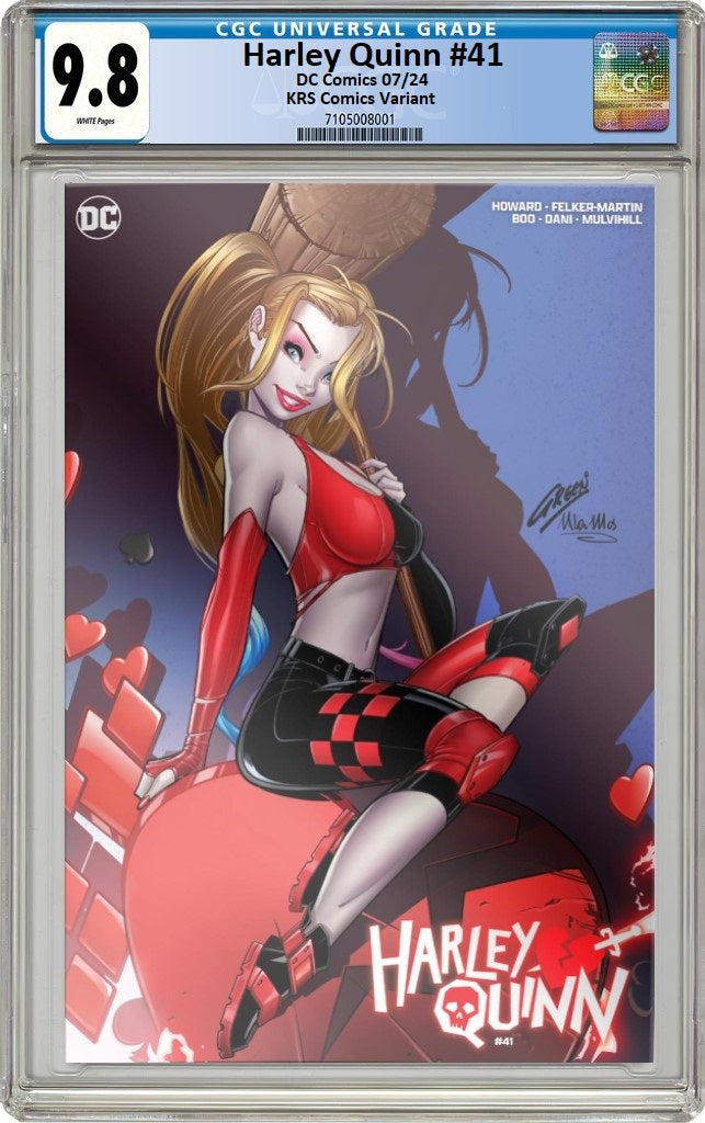 HARLEY QUINN #41 PAUL GREEN FOIL VARIANT LIMITED TO 500 COPIES WITH NUMBERED COA CGC 9.8 PREORDER