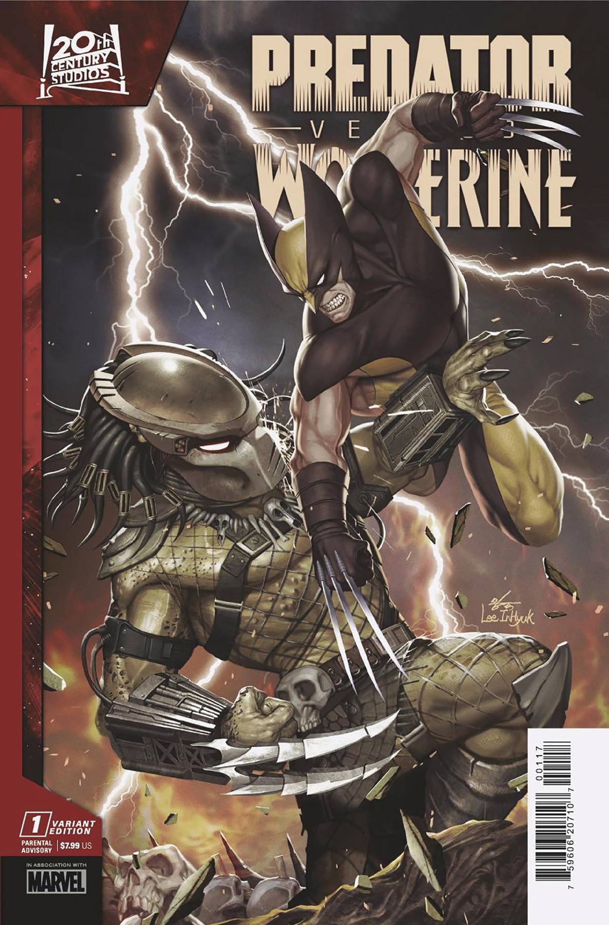 PREDATOR VS WOLVERINE #1 1:50 INHYUK LEE VARIANT
