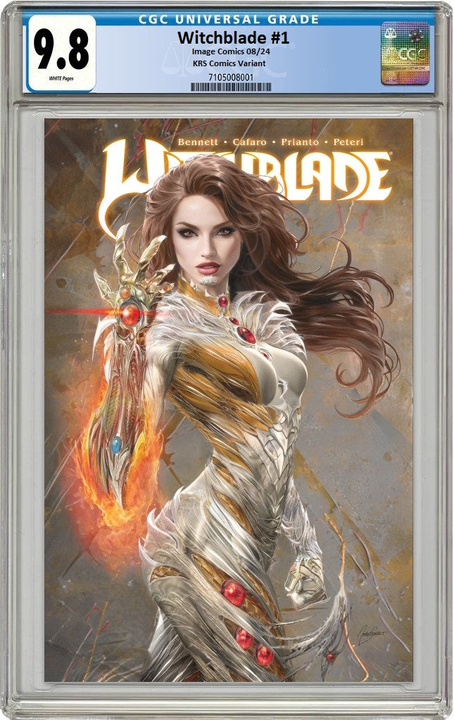 WITCHBLADE #1 NATALI SANDERS TRADE DRESS VARIANT LIMITED TO 700 COPIES CGC 9.8 PREORDER