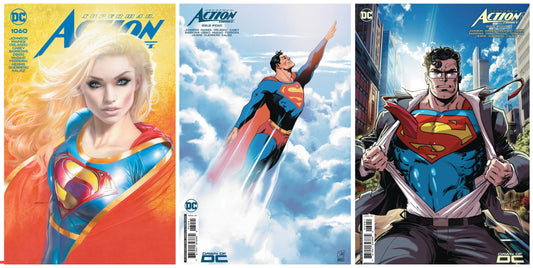 ACTION COMICS #1060 NATALI SANDERS HOMAGE VARIANT LIMITED TO 500 COPIES WITH NUMBERED COA + 1:25 & 1:50 VARIANT