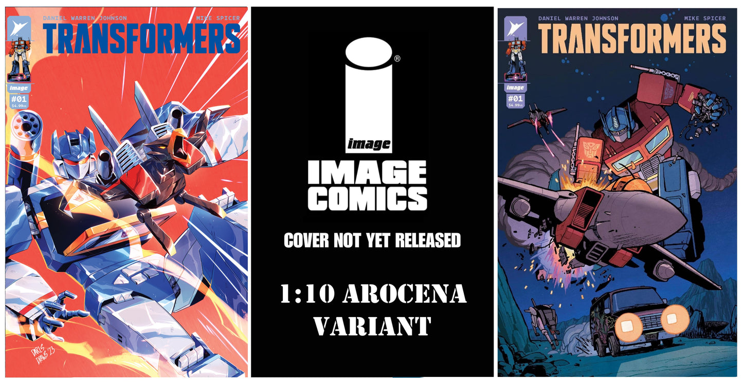 TRANSFORMERS #1 DARLSDRAWS SOUNDWAVE VARIANT LIMITED TO 300 COPIES WITH NUMBERED COA + 1:10 & 1:25 CHIANG VARIANT