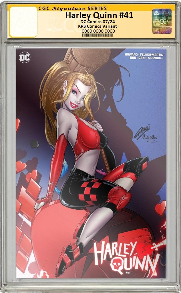 HARLEY QUINN #41 PAUL GREEN FOIL VARIANT LIMITED TO 500 COPIES WITH NUMBERED COA CGC SS PREORDER
