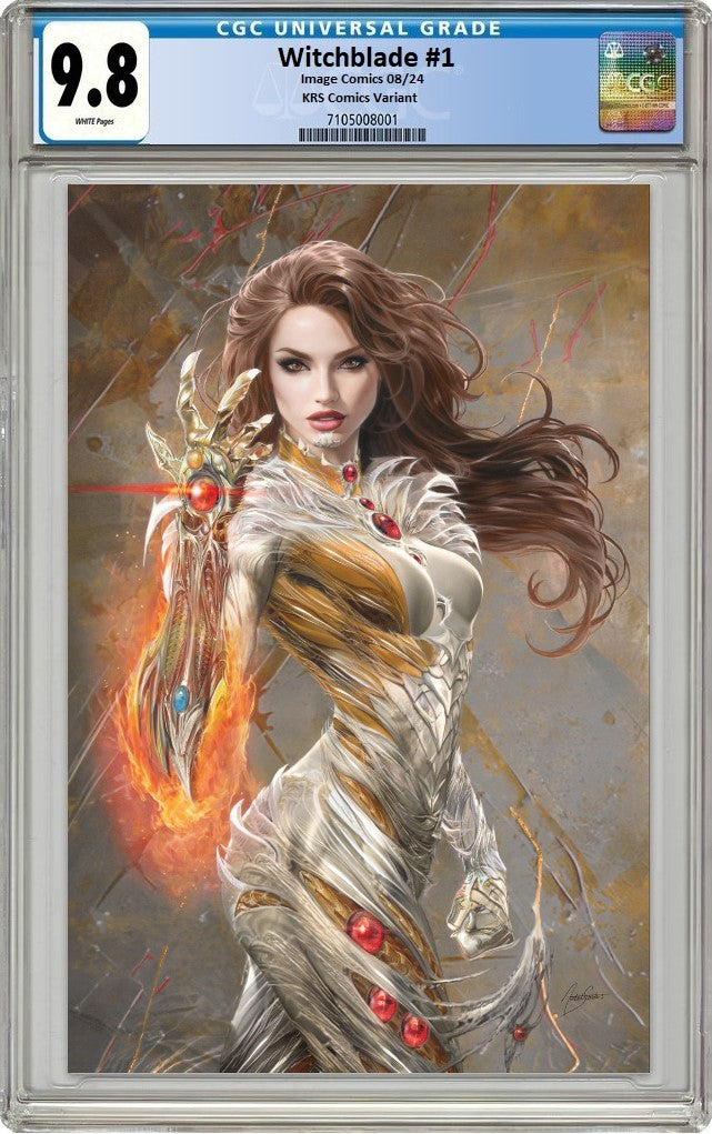WITCHBLADE #1 NATALI SANDERS VIRGIN VARIANT LIMITED TO 500 COPIES CGC 9.8 PREORDER
