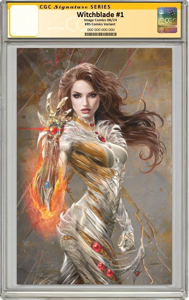 WITCHBLADE #1 NATALI SANDERS VIRGIN VARIANT LIMITED TO 500 COPIES CGC SS PREORDER