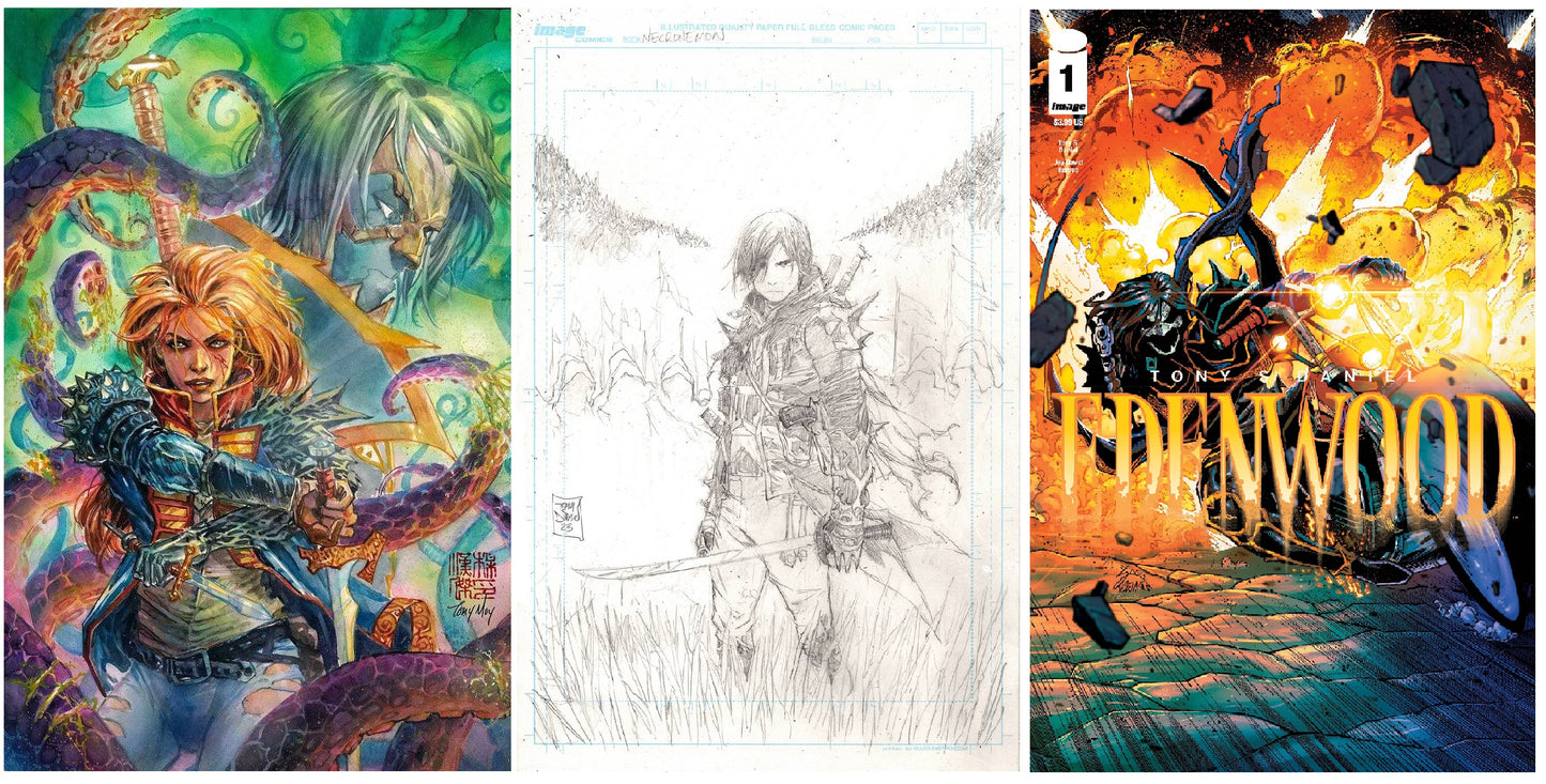 EDENWOOD #1 TONY MOY VIRGIN VARIANT LIMITED TO 400 COPIES + 1:10 & 1:25 VARIANT